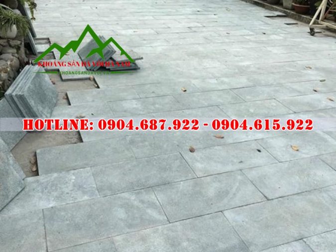 cung cấp đá xanh rêu băm mặt