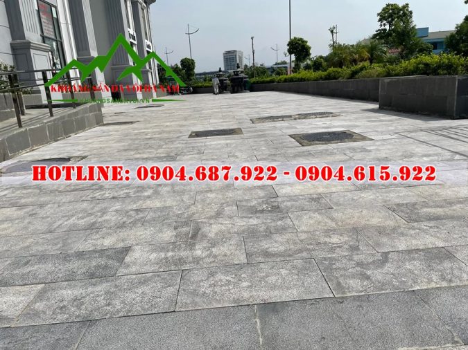 Đá xanh đen băm mặt