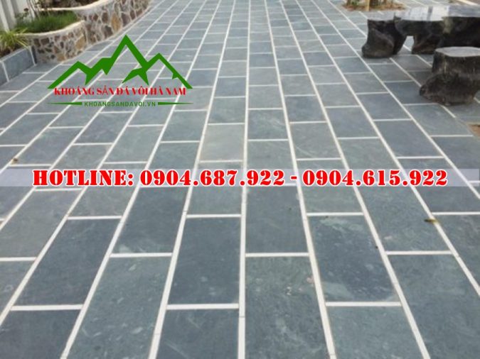 cung cấp đá xanh rêu lát sân