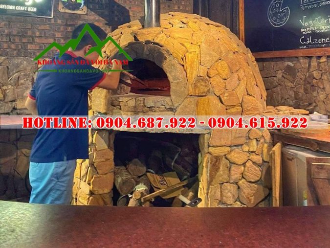 Đá rối vân gỗ ốp tường