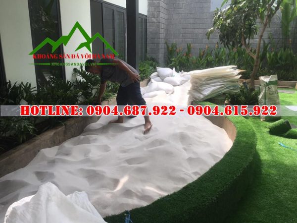 Cung cấp cát trắng làm sân chơi trẻ em
