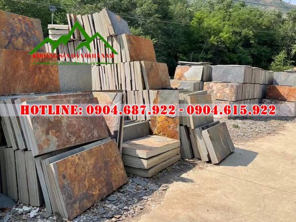 kho cung cấp đá slate đa sắc lai châu