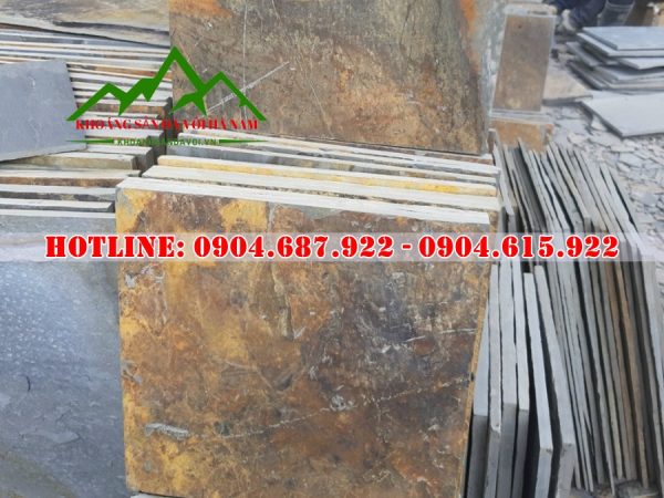 Đá slate đa sắc lát sân