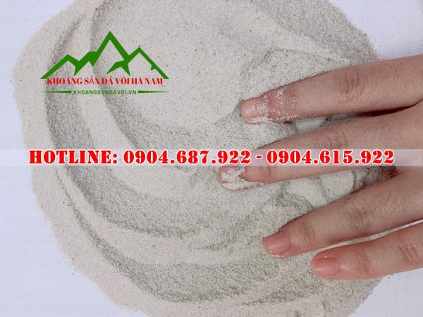 Kho cát trắng sạch làm sân chơi trẻ em