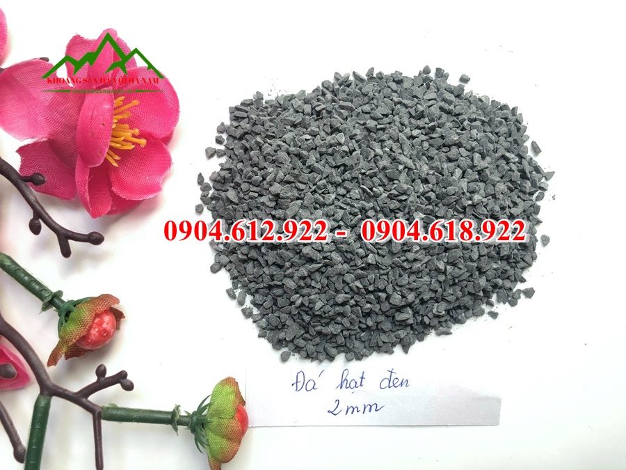 đá hạt đen làm gạch terrazzo