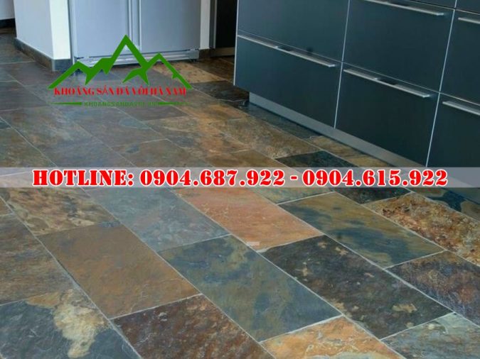 đá slate đa sắc lát nền