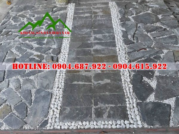 Đá rối đen lát nền