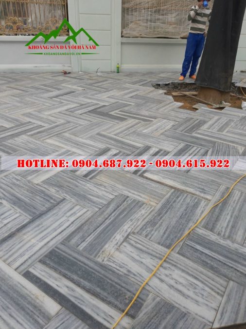 Đá sọc dưa lát sân