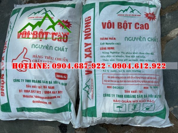 Bán vôi bột CaO