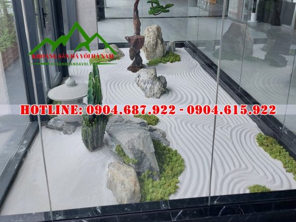 Cát trắng trang trí tại Hà nội