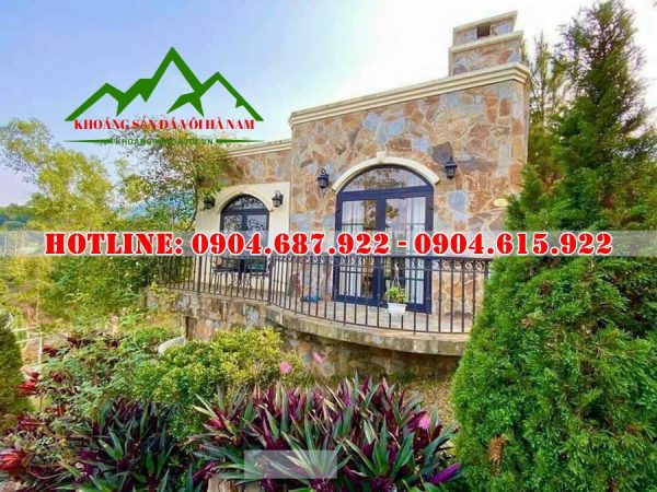 Mẫu đá rối đa sắc ốp tường