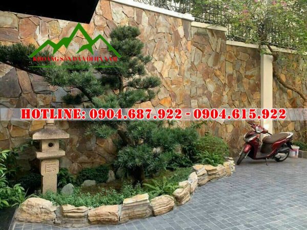 ốp tường đá rối