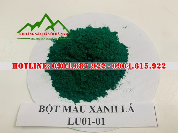 Bột màu oxit sắt xanh lá cây