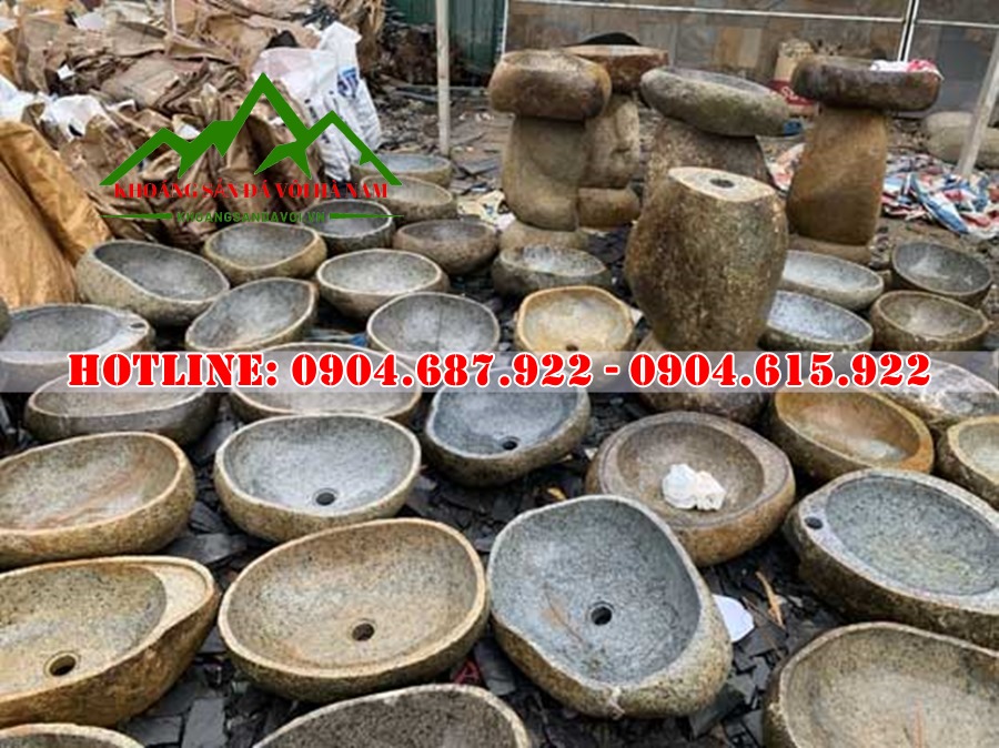Sản xuất lavabo đá cuội
