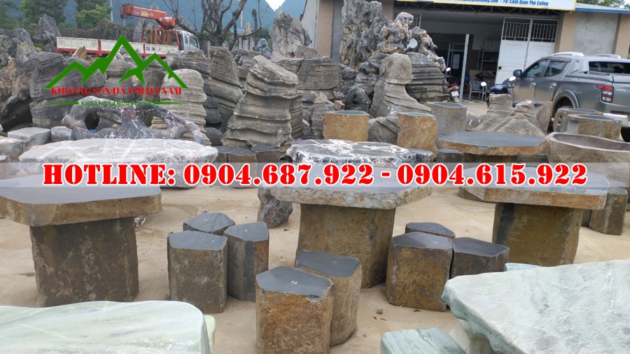 xưởng sản xuất bàn ghế đá tự nhiên