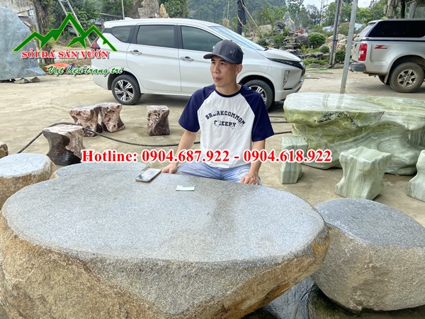 bán bộ bàn ghế đá cuội