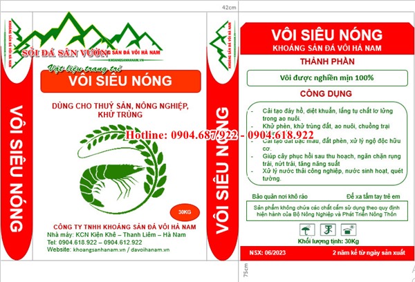 Bón sầu riêng bằng vôi nóng CaO