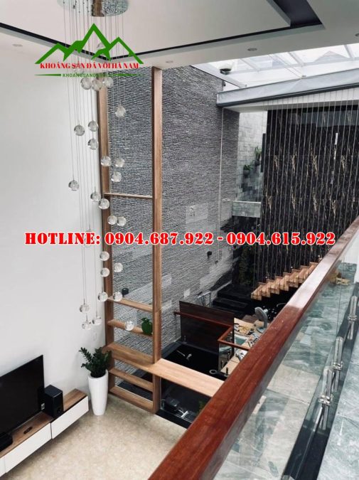 cung cấp đá suối quy cách ốp tranh tường