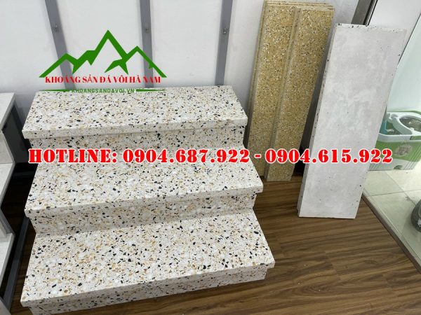 mẫu đá hạt làm terrazzo