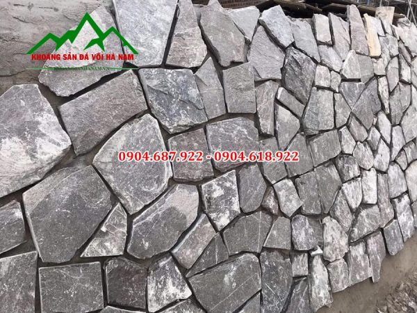 Mẫu đá rối đen ốp tường đẹp