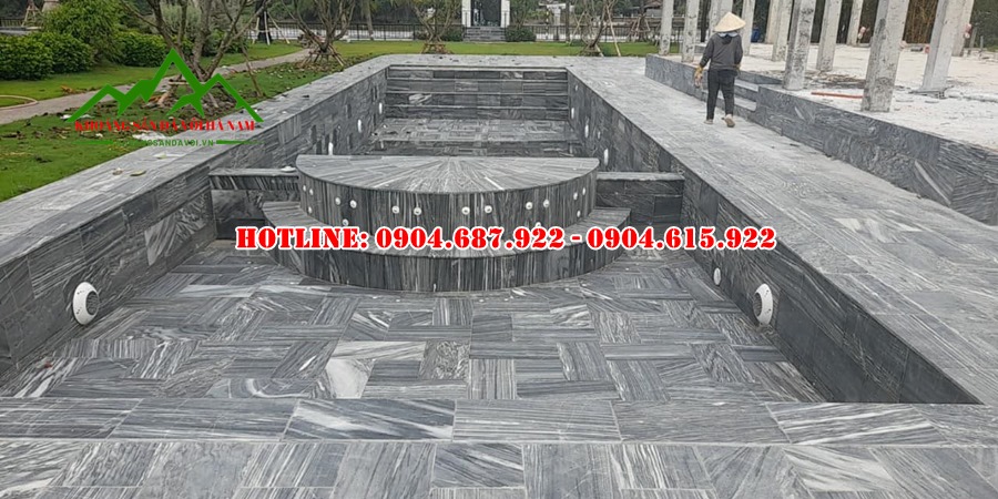 bán đá sọc dưa lát bể bơi