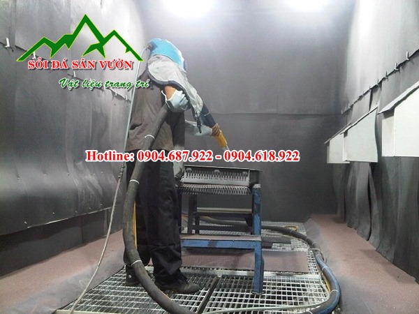 cung cấp cát thạch anh phun gỉ set