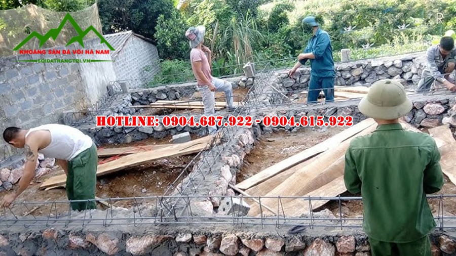 bán đá hộc xây móng nhà