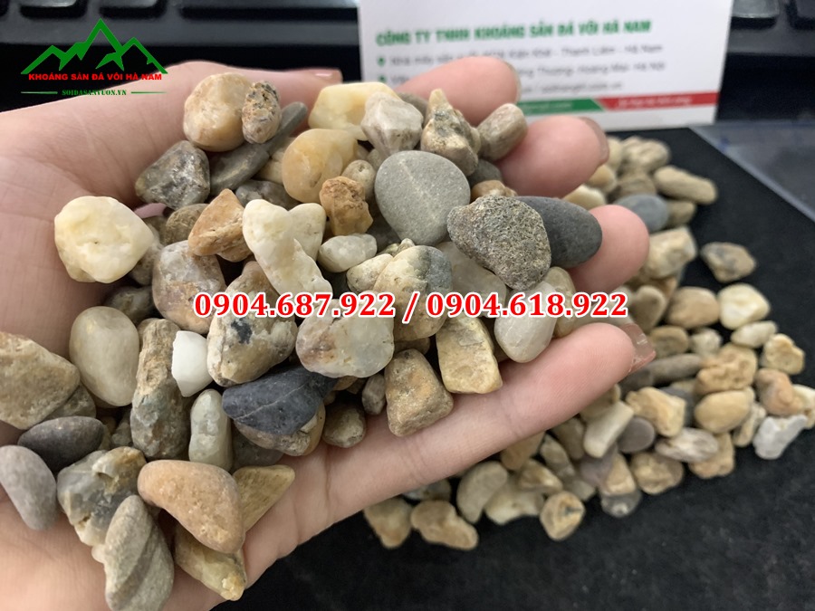 bán sỏi cuội nhiều màu