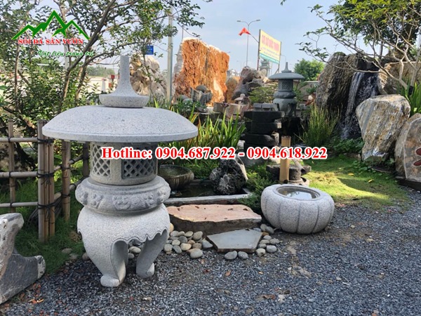 mẫu đèn đá sân vườn