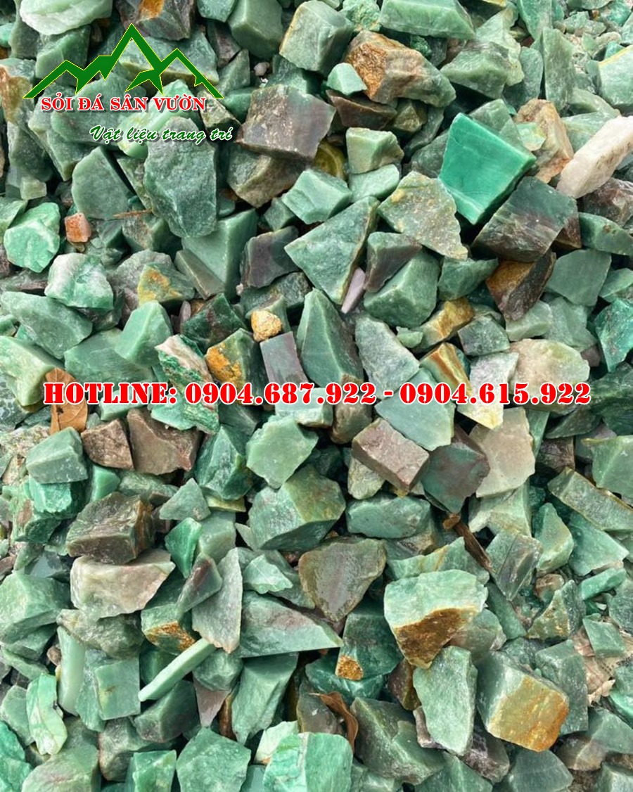 bán vụn thạch anh thô xanh