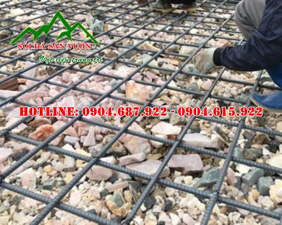 cung cấp vụn thạch anh thô rải móng nhà