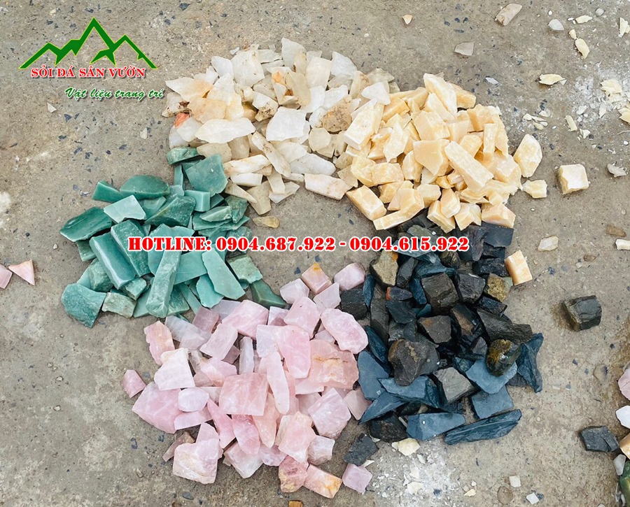 mẫu vụn thạch anh thô