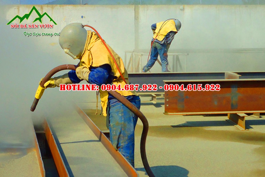 bán cát thạch anh phun gỉ sét