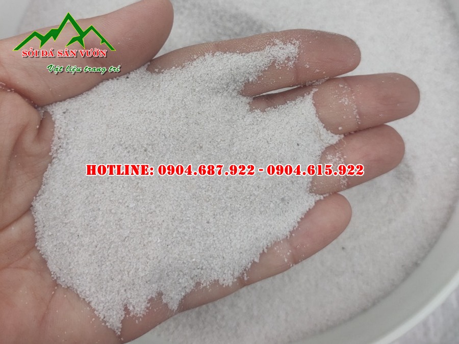 mẫu cát thạch anh trắng