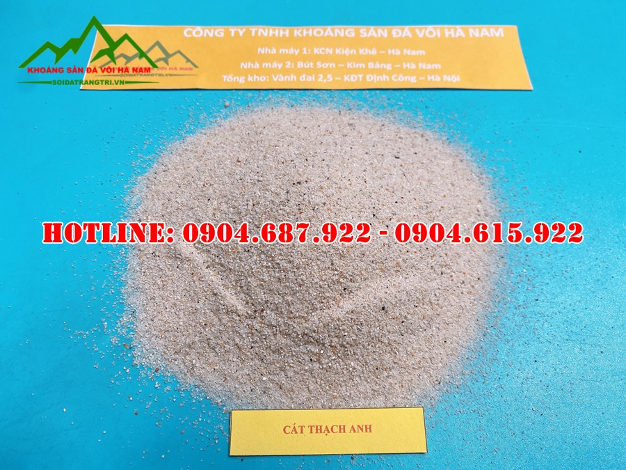 Cung cấp cát thạch anh pha sơn