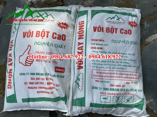 Bán vôi CaO khử trùng