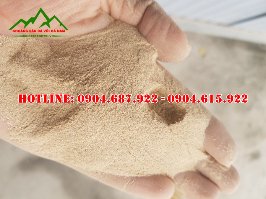 Cát sấy khô làm keo dán gạch