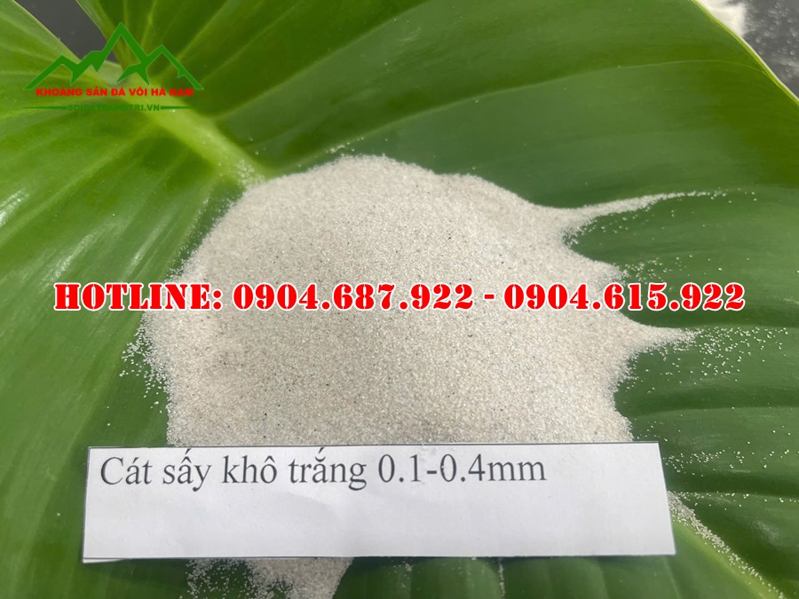 cát trắng sấy khô làm keo dán gạch
