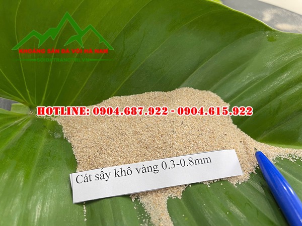 cát sấy khô giá rẻ