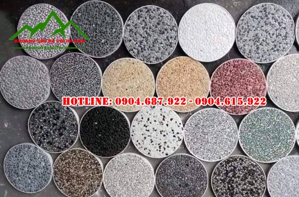 các mẫu sỏi làm sỏi rửa